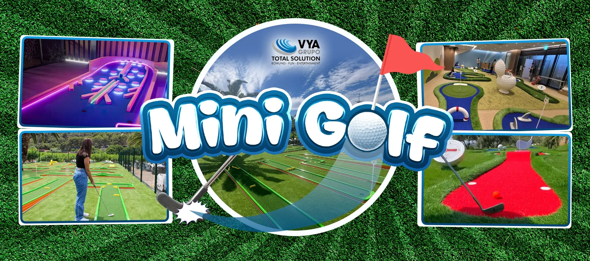 slide mini golf